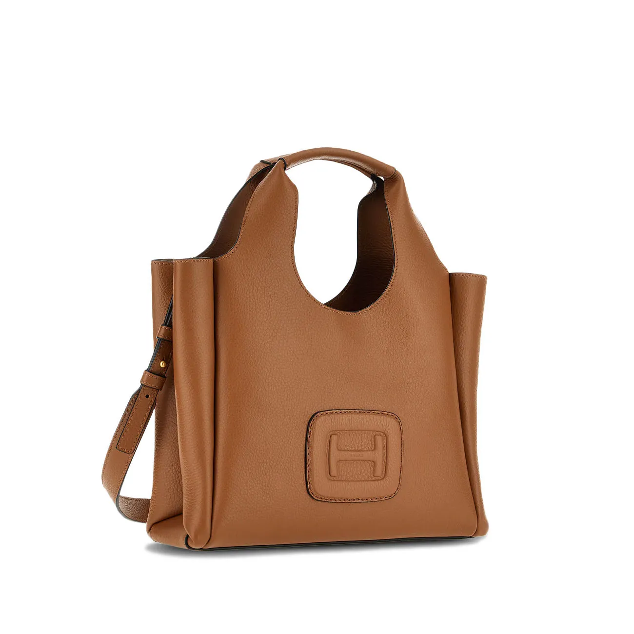 SHOPPING BAG H-BAG PICCOLA H Donna Cognac Scuro