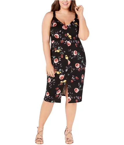 Soprano Womens Floral Midi Dress