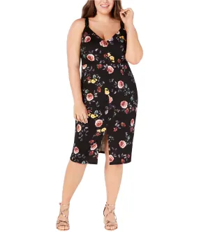 Soprano Womens Floral Midi Dress