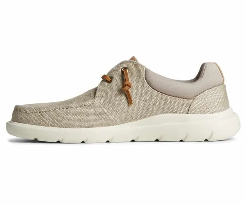 Sperry Men’s Captain’s Moc Hemp Slip On Shoes – Taupe