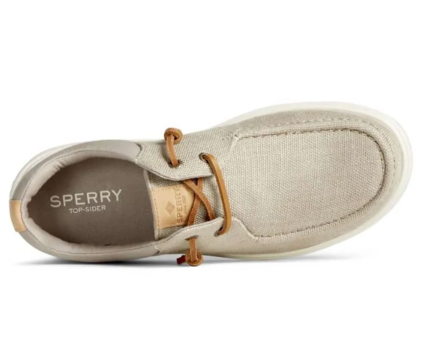 Sperry Men’s Captain’s Moc Hemp Slip On Shoes – Taupe