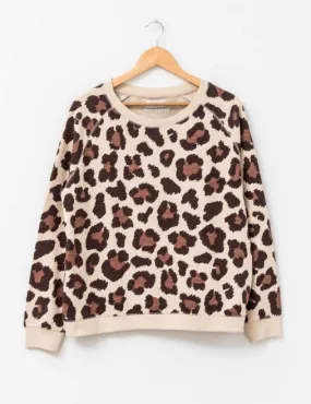 Stella + Gemma Sweater Leopard Print